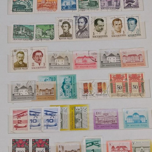 Stamp album used with vintage and thematic world collection
