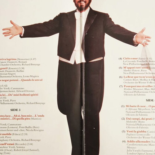 Tutto Pavarotti double vinyl LP like new
