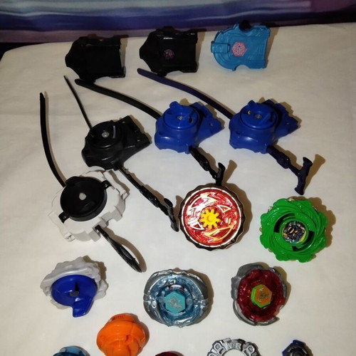 Beyblade Metal Saga used collection, Hasbro Takara Tomy