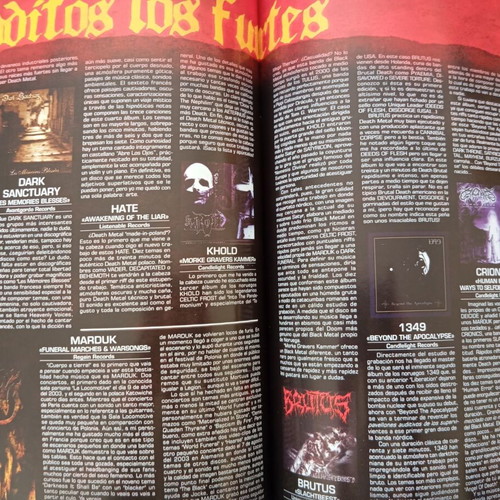 A Sangre Y Fuego #5 2004 metal magazine like new
