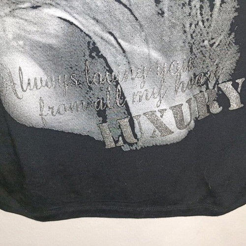 Black blouse dress used, size L