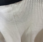 Blouse with gold buttons like new, black and white, one size