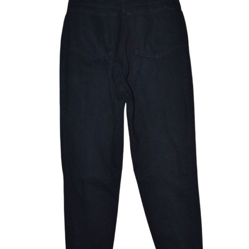 Mom jeans women's black high-waisted denim pants Bongo like new