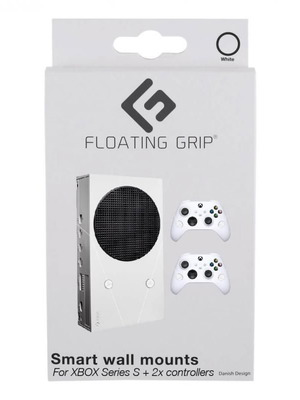 Xbox Series X/S Floating Grip and Wall Mount Bundle White New