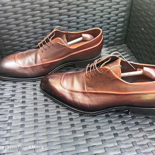 Santoni elegant shoes used, size 46, brown