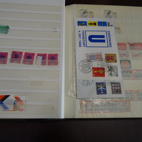 KABE Germany stamp collection in large foldable album, 32 pages