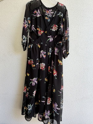 Asos maxi φόρεμα αφόρετο, μέγεθος L, κόκκινο πολύχρωμο