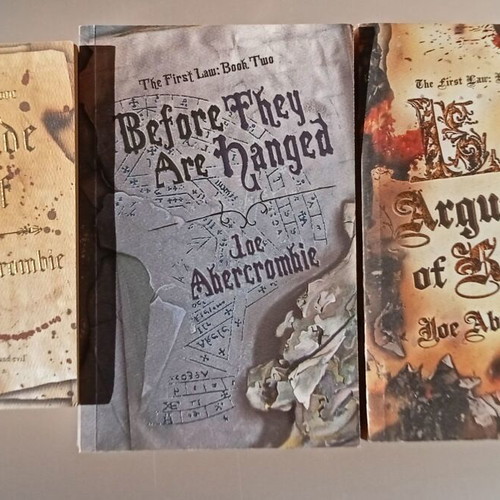 The First Law Trilogy Joe Abercrombie paperback like new