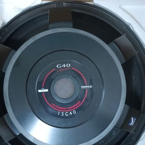 Beyma 15G40 15 inch speakers new, set of 2