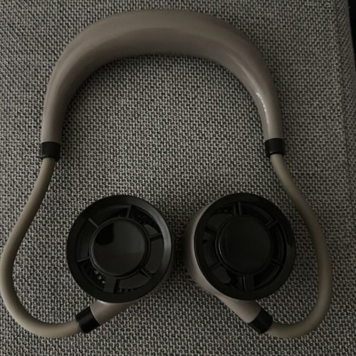 Wireless Neck Fan like new with charger, up to 4 hours battery
