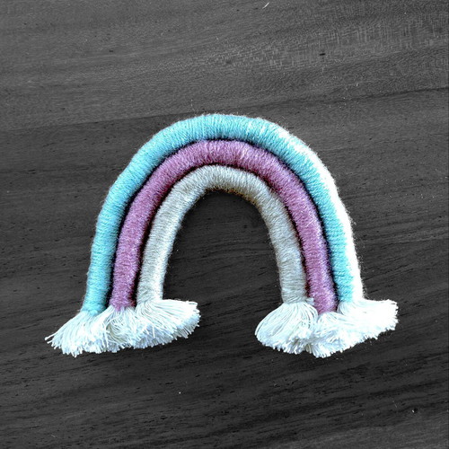 Handmade rainbow wedding favors made to order