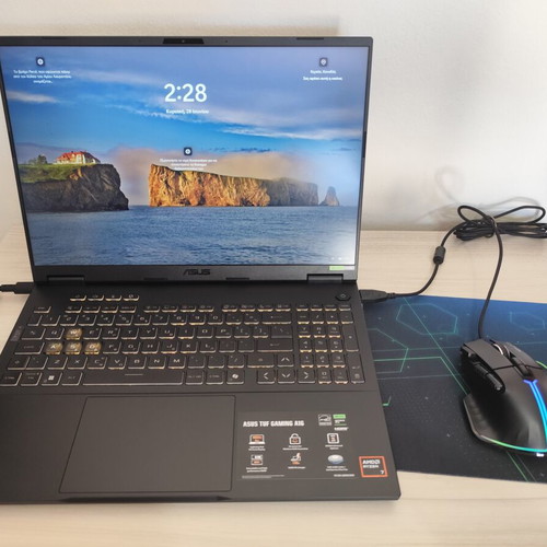 Gaming laptop Asus TUF A16 like new, 16GB RAM, 1TB storage, Windows