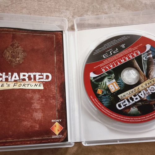 Uncharted Drake's Fortune PS3 game used, functional, complete disc