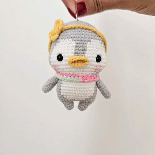 Handmade crochet penguin new