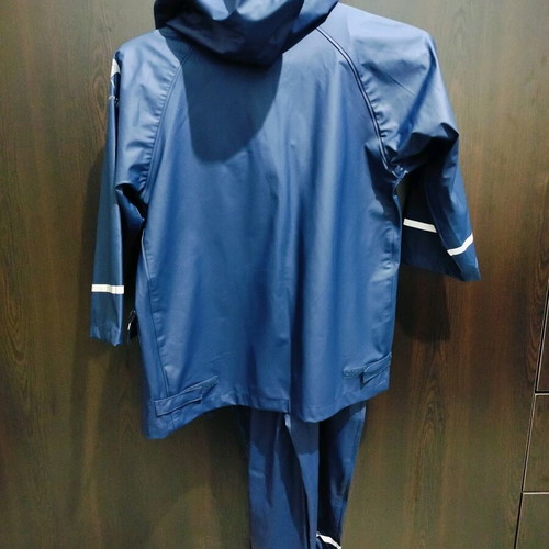 Children's waterproof jacket like new, blue, size 134-140 cm
