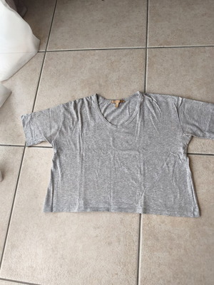 Crop top Zara gray like new, size S
