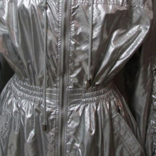 Celine Metallic Silver Insulated Jacket premium edition like new