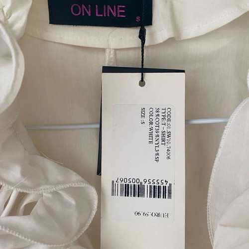 Long poplin white shirt On Line brand new, size S
