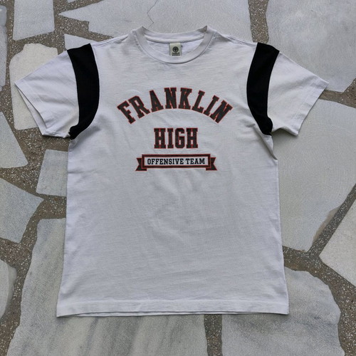 Franklin & Marshall men's T-shirt used, size M, black and beige