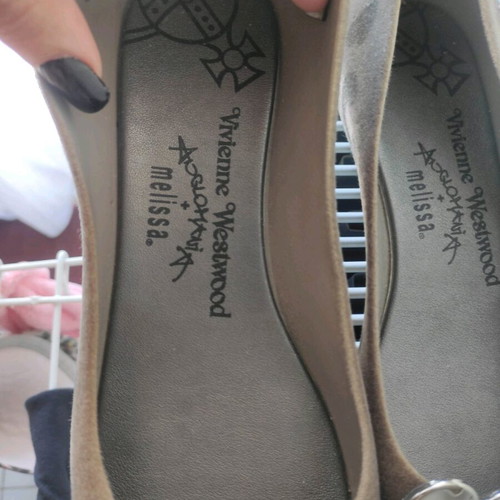 Vivienne Westwood Anglomania + Melissa - New Ballerina flats ballet new leopard velvet