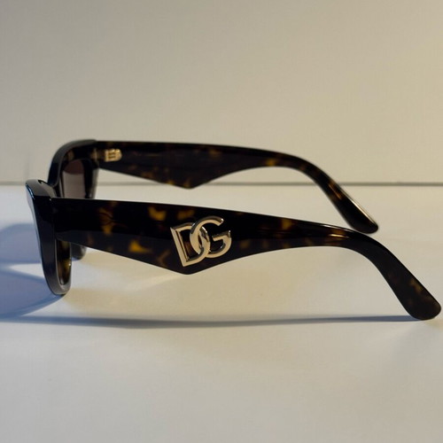 Dolce & Gabbana DG4439 Cat Eye Sunglasses New, Brown