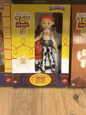 Toy Story 5 Playscale Mattel ragdoll figures Woody, Jessie & Bullseye