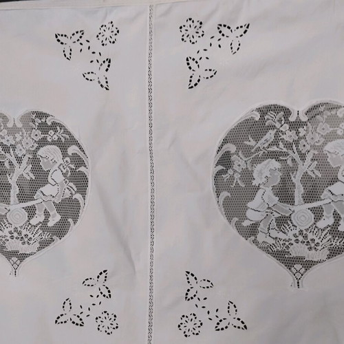 Cotton vintage curtain like new, size 160x120 cm