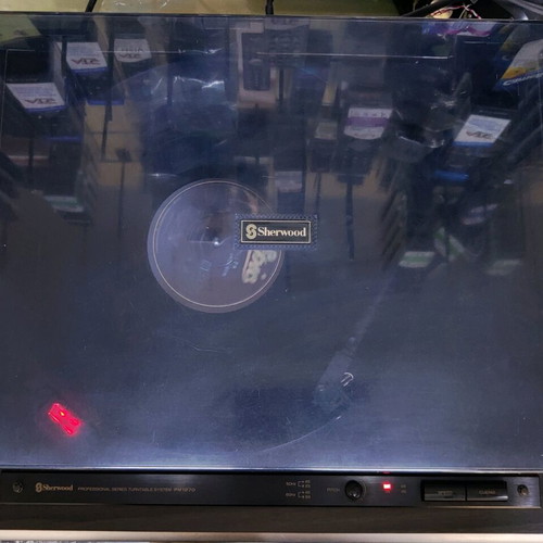 Sherwood PM-1270 turntable used with Ortofon