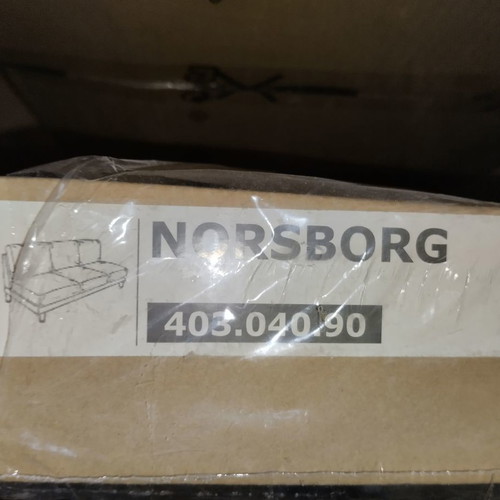 Ikea Norsborg Cover for Finnsta Three-Seat Sofa Red New