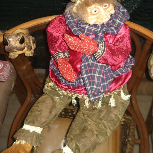 Vintage Christmas elf used