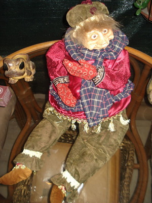 Vintage Christmas elf used