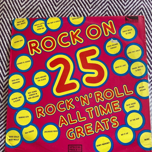 Rock On 25 Rock n Roll All Time Greats LP used, vinyl