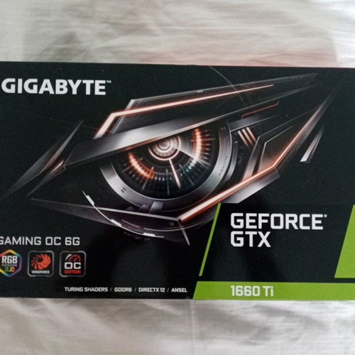 Gigabyte GeForce GTX 1660 Ti Gaming OC 6G graphics card like new