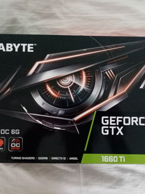 Gigabyte GeForce GTX 1660 Ti Gaming OC 6G graphics card like new