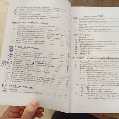 Solid State Physics academic book used, Greek language