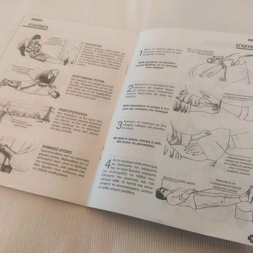 Vintage First Aid book like new, accident response guide
