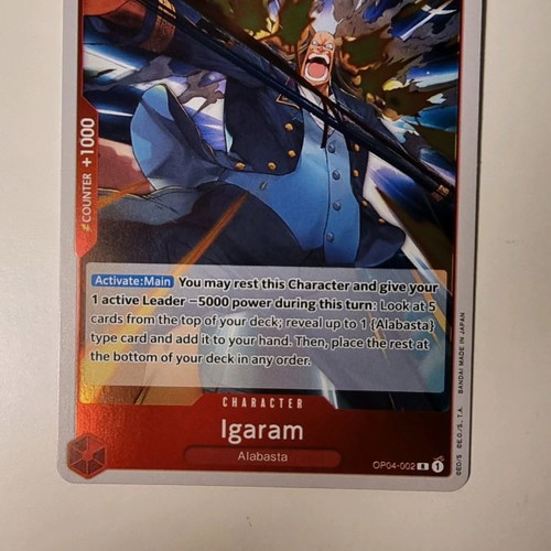Igaram One Piece Card Game OP04-002 Rare - 1,00 - Vendora.cy Igaram One Piece Card Game OP04-002 Rare - 1,00 - Vendora.cy