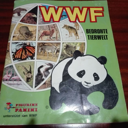 Panini WWF 1986 album used, German edition