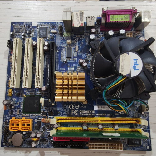 Gigabyte Motherboard 8I945GZME-RH like new with Intel Core2 4300 CPU and 512MB Ram