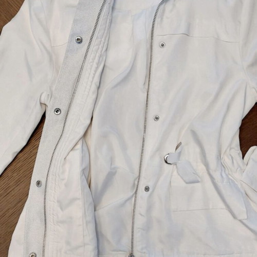 Motivi windbreaker spring jacket new, white, S-M