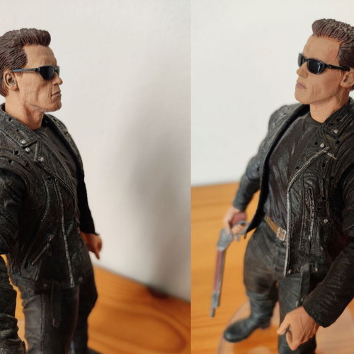 NECA Terminator 2 Judgement Day T-800 (Pescadero Escape) action figure used