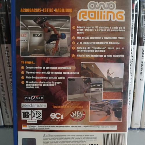 Rolling PS2 game