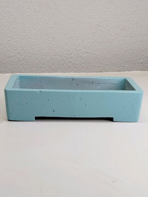 Rectangular pot 16.5cm new, ecological minerals, handmade