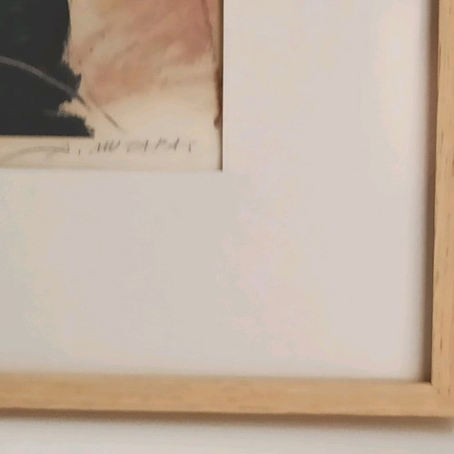 Mytaras silk screen printing used with signature and note