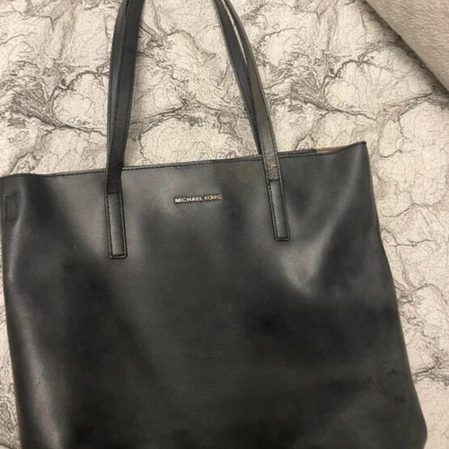 Michael Kors tote bag used, with wear, black