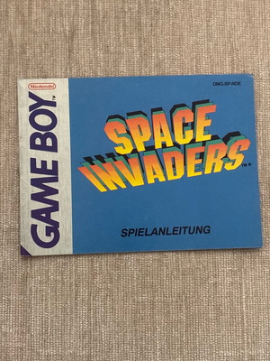 Space Invaders Nintendo GameBoy manual used