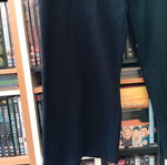 Pull & Bear μαύρη ribbed κοντή παντελόνα size L σαν καινούργιο