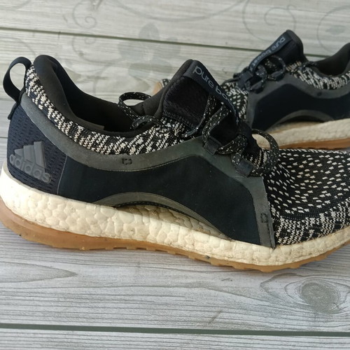 Adidas Pure Boost X sneakers used, size 37.5, black and gray