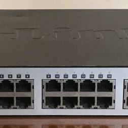 D-Link DGS-1210-28MP Managed L2 PoE+ Switch used with 24 1Gbps Ethernet ports and 4 SFP