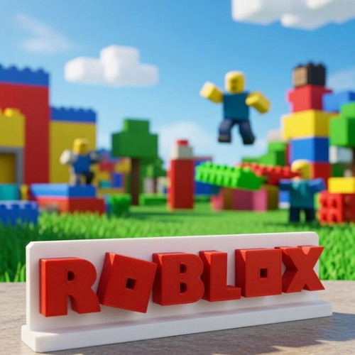 Roblox Logo 3D Printed New